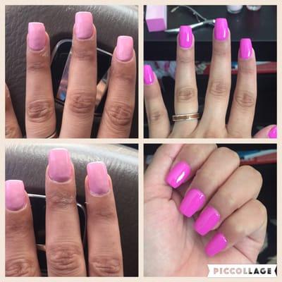 On the left is the "professional" nail technicians work. On the right, my own. Smh. Not going back.