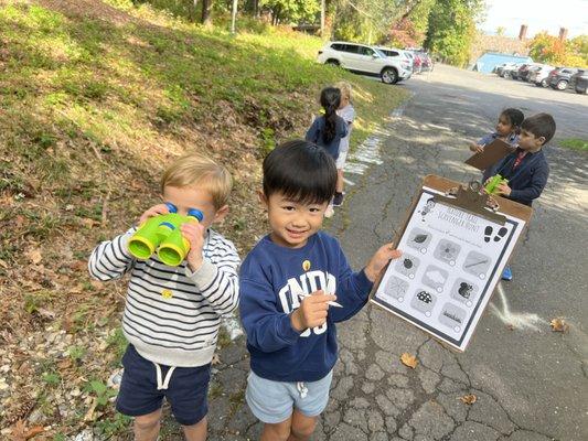 Outdoor learning happens every day at Renbrook School.