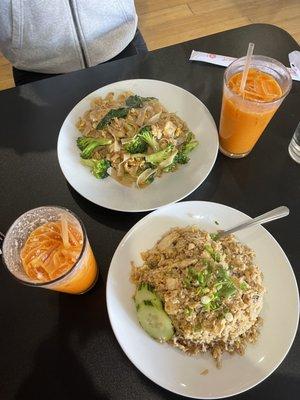 Thai Chicken Fried Rice  Sweetened Thai Tea