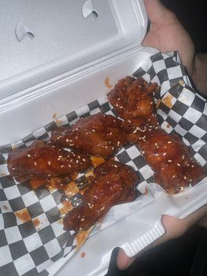 Sweet and spicy wings!!