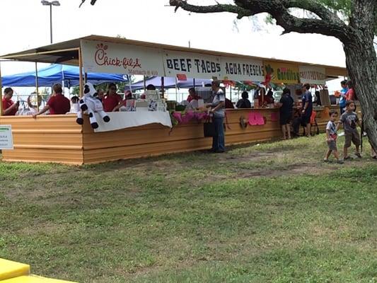 Food booths