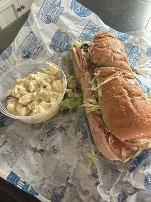 Classic Sub #1 with Potato Salad