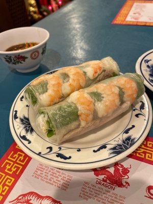 Fresh spring rolls