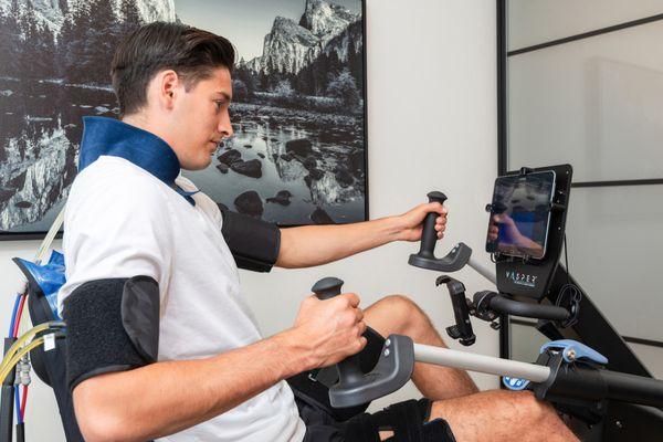 VASPER: Experience intelligent interval training with muscle cooling and compression for accelerated recovery. Only at Healthspan Montecito.