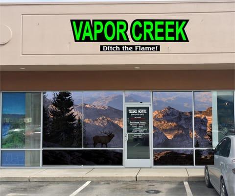 Come and see us for all your vaping needs and experience the difference at Vapor Creek!