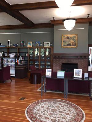 Inside the front doors of the " new" Oregon City Library