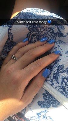 $35 for acrylics with gel