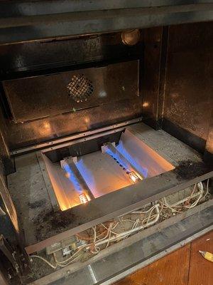 Two ignitors replaced on Viking stove