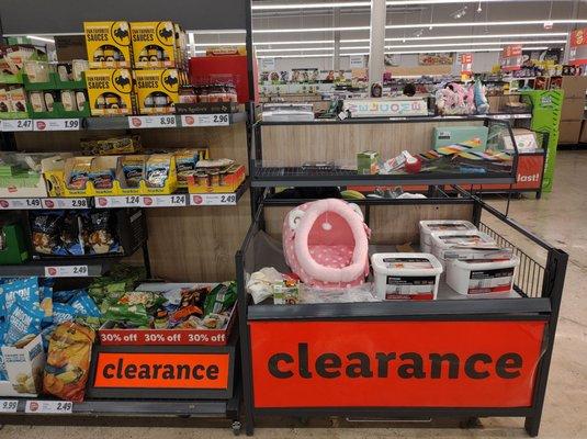 Clearance section of # Lidl #grocerystore  #savings  @yelpdc