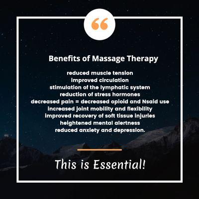 Benefits of Massage Therapy