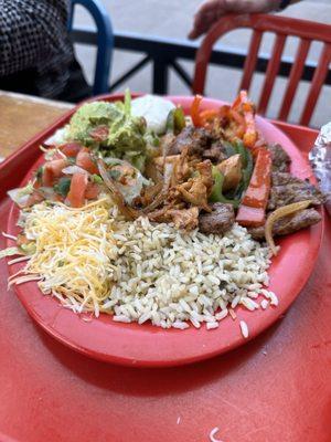 B Fajita Beef Plate