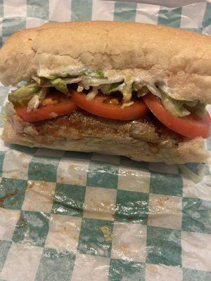 Italian sausage poboy