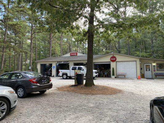 Garage and shop area.