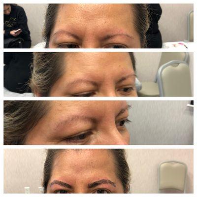 Browtastik now offers Microblading. Promotional  for jul and August 250