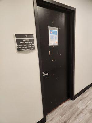 Entrance, floor 5, #510.