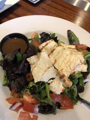 House salad plus tofu