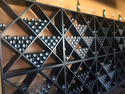 Beautiful wine display!