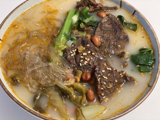 Beef Hot Sour Noodle Soup