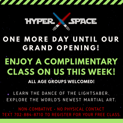 Call or Text us at 702.884.8710 for class times and to register!