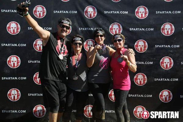 Spartan Trainees in Chino to start the race season. Spartan Sprint.