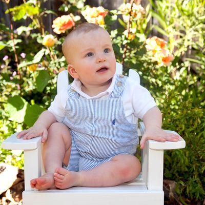 5 Month Portrait - Villa Gardens