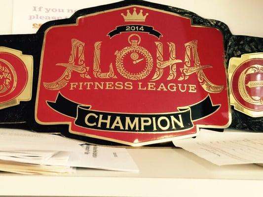 Not only does Dr Tuttle practice good Chiropractic Care, he also won the 2014 Aloha Fitness League Championship.