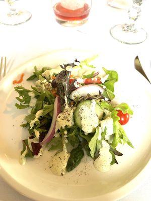 House Salad with fresh Dill dressing