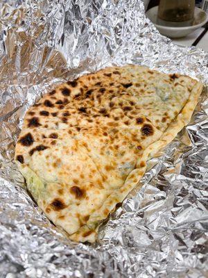 Chilli cheese Naan, a must order!