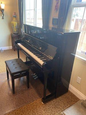 New Piano was delivered