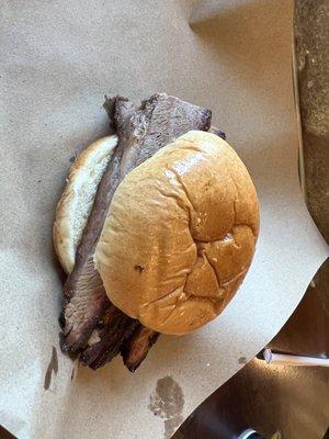 Brisket sandwich