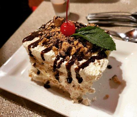 Peanut butter tiramisu