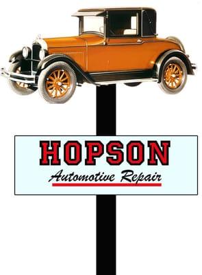 look for the orange Model A on the pole about 50 ft. up in the air with neons on it!!!