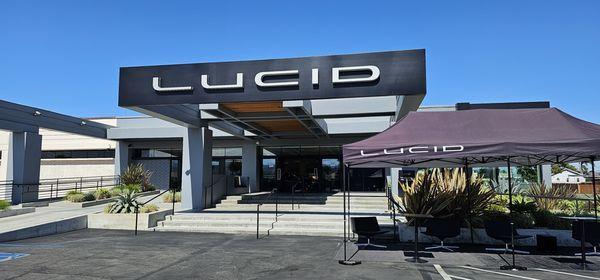 Lucid Motors Showroom Entrance