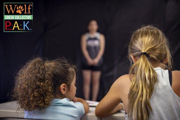 Students hold auditions at "Camp Create"