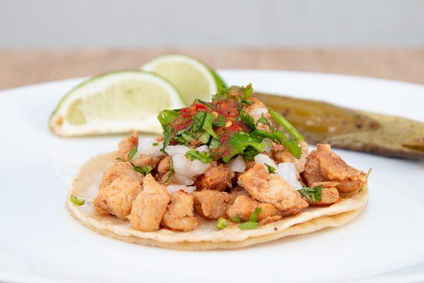 Try our Perfectly Seasoned Chicken Taco ! Delicious !