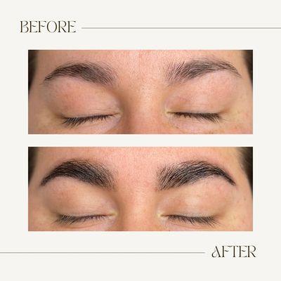 Brow Lamination with Tint