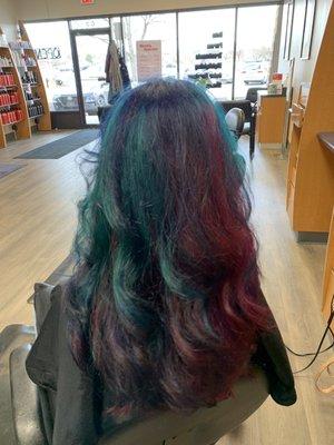 #HairBySam Awesome color! Don't ever doubt the coolness - let Sam go for it! 5/4/2021