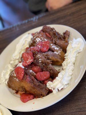 Deep-Fried Strawberry French Toast Special