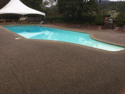 Korbel Champagne Cellars - Pool Renovation Project - Before