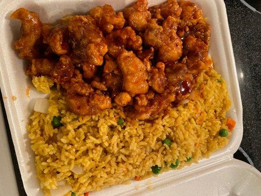 General Tso Combo plate