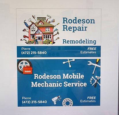 Rodeson Mobile Mechanic services