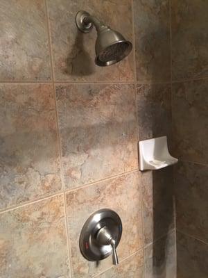 Shower fixture installation