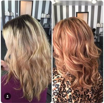 Before and after by Lisa.