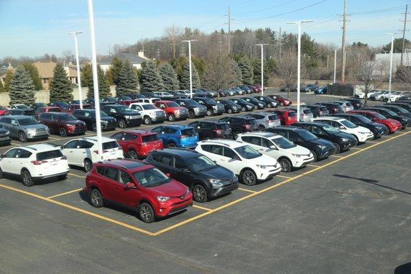 We offer one of the largest new and pre-owned Toyota inventories in Michigan on our campus.