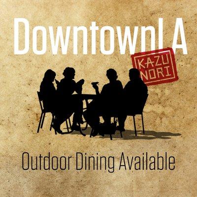 Outdoor dining available starting August 20th.