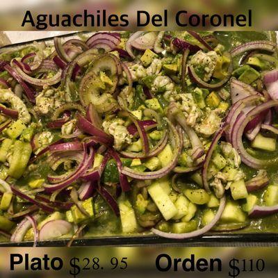 Aguachiles Del Coronel!!!
New in the menu