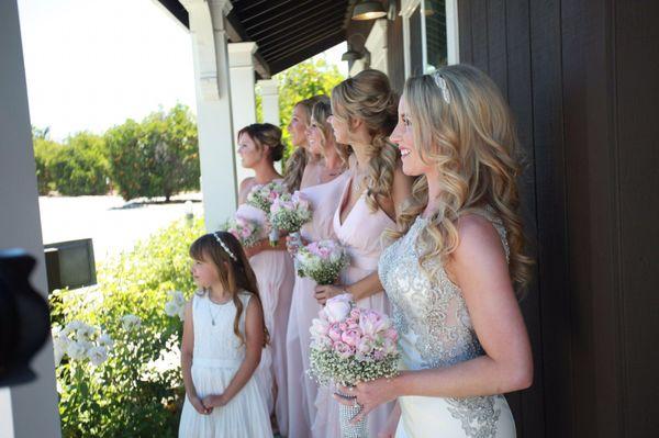 Patio at bridal suite.