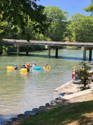 Tubing on the Guadalupe River - Rio Raft