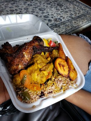 Jerk & curry plate