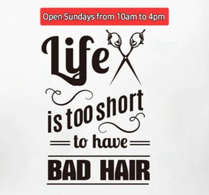 Beginning Sunday December 10th we'll be open Sundays from 10am to 4pm!